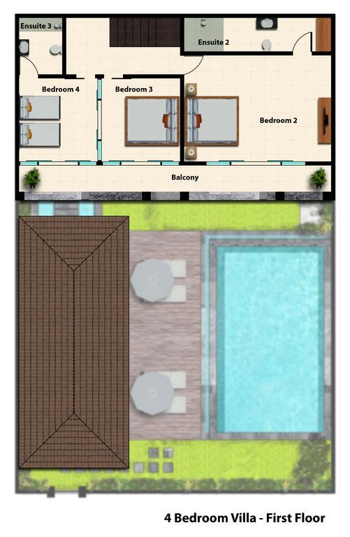 Villa Echo Beach Kuta Lombok Exterior foto
